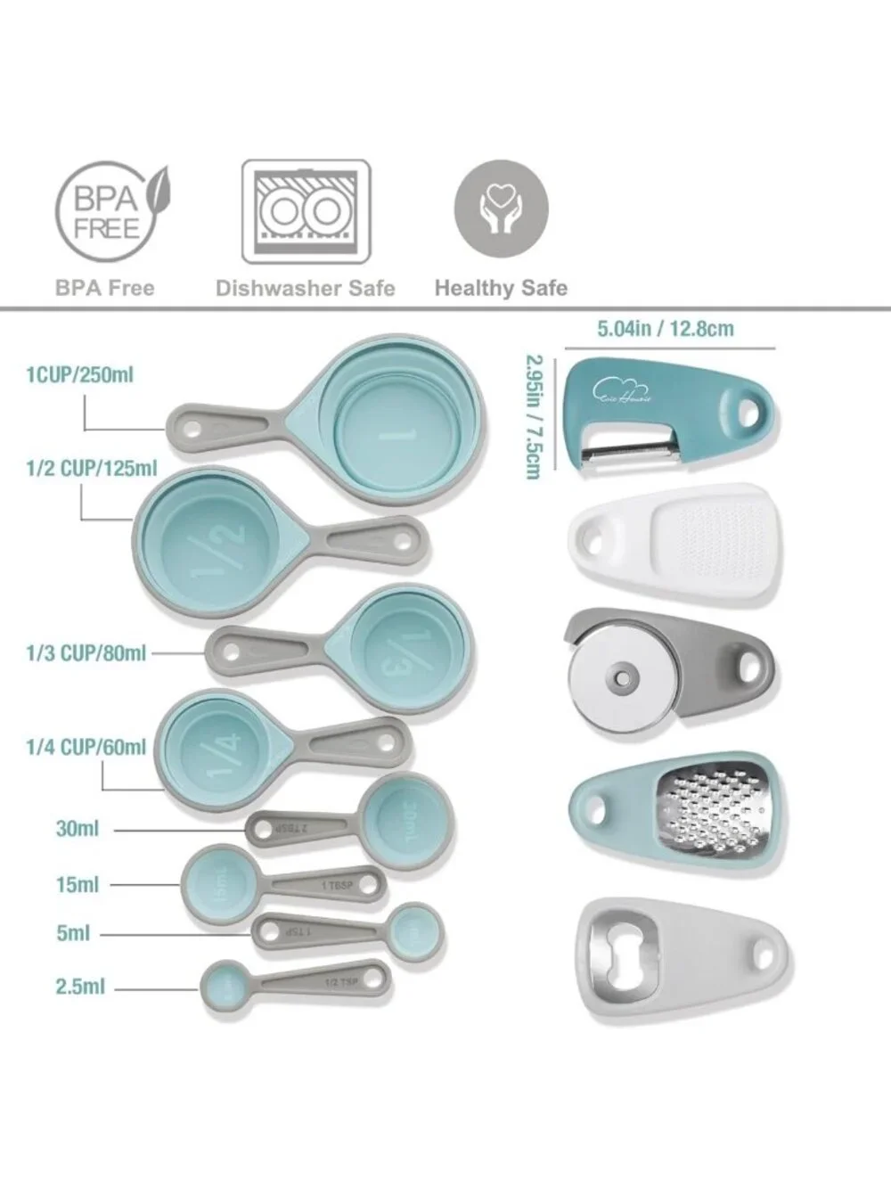 13-Piece Kitchen Gadget Set | Space-Saving Cooking Tools & Utensils for RV